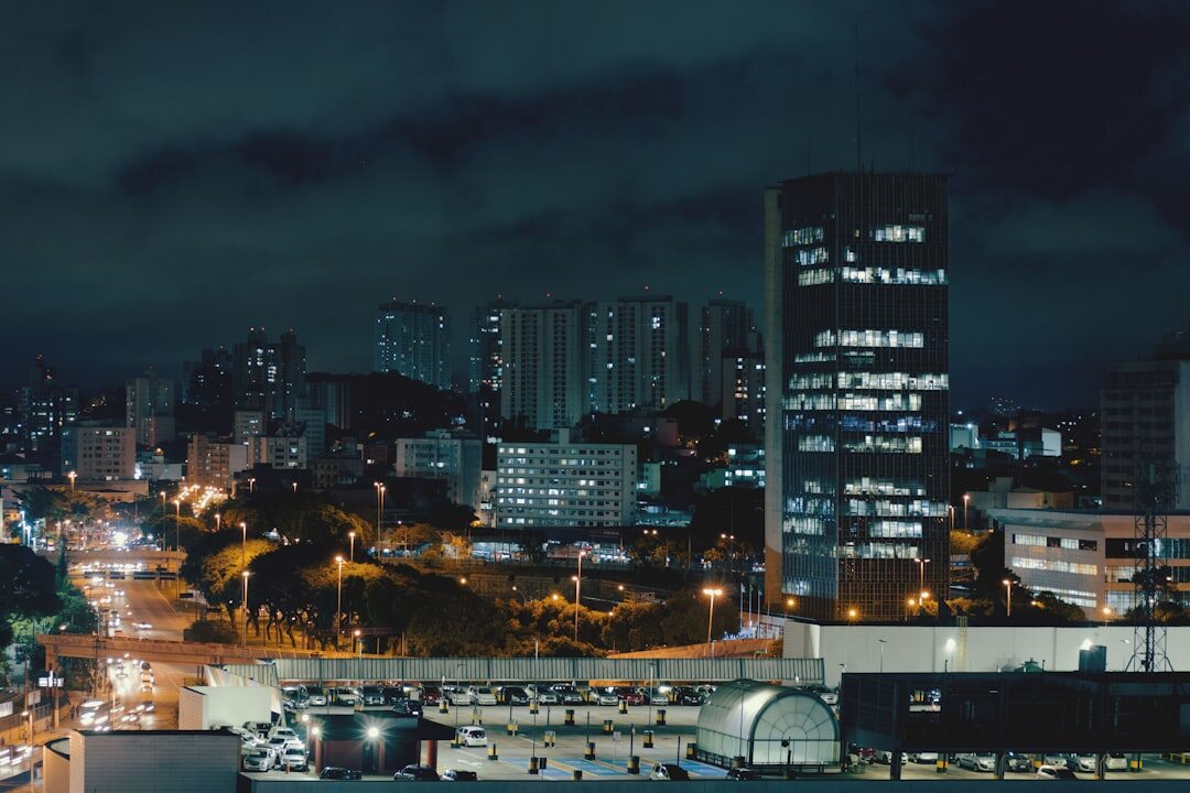 Sao Paulo city skyline at dusk