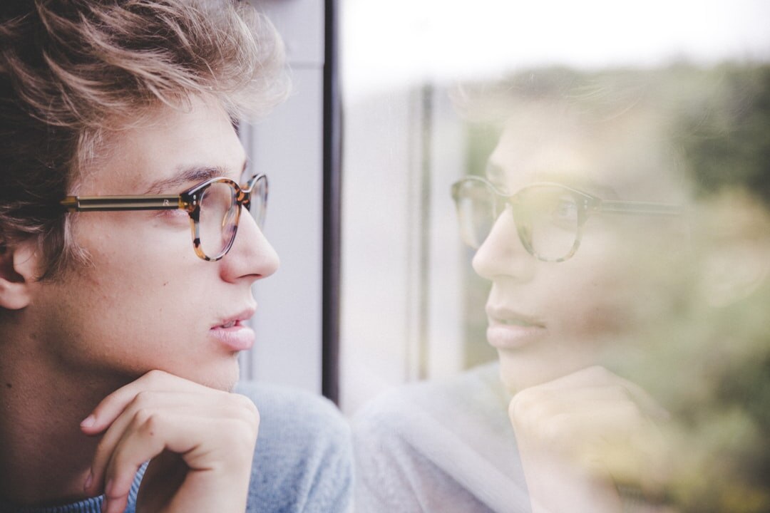 person reflecting on emotions