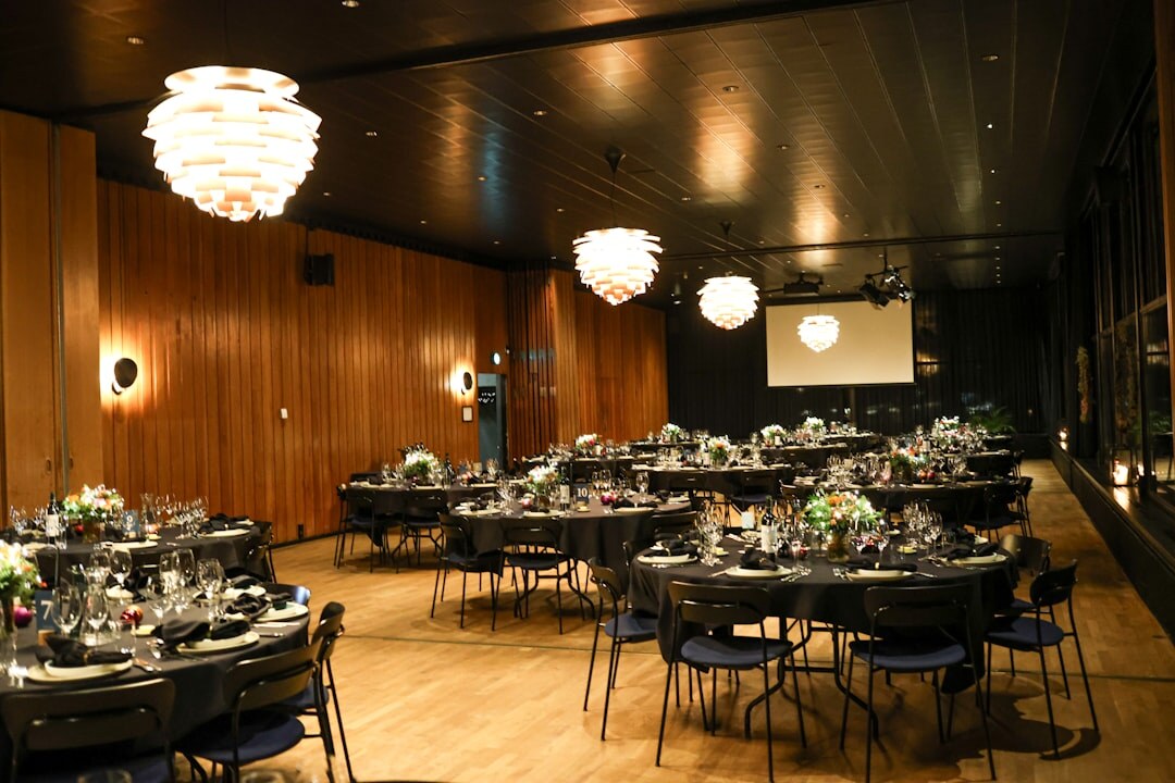 conference hall with attendees
